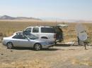 Chip N6CA and KH6WZ had a nice roadside picnic at DM05as, with 10GHz. We need to bring a BBQ so we can cook some steaks next time!