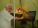 BILL WA3NSP PERCERVERED THRU HIS RAINY MOMENTS TO OPERATE 15 METER PHONE WITH HIS TS95OS