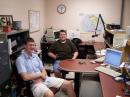 Student's Michael Voltz and Andrew Themme in the W8SH shack.