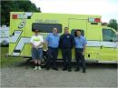 Delaware's finest stopped by to give us support and were greeted by Jim, W8CQT