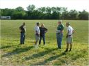 That's me, the girl bossing the guys around. I LOVE Field Day!