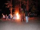 smores by the bonfire in the high Sierras