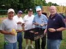 Can't operate on an empty stomach as evidenced by KA8IPO Al, Brian, N6JRL Don, W8ILC Ron and N8OI Gary.