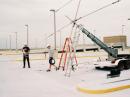 The secret to putting up the tri-band beam.