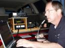 Tony (Dad), K3ZT - Working through the wee hours of the night out of the back end of the Jeep.