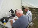 John and Al at the CW Station (they made over 320 QSO's)