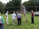Assembling the trusty old TA-33 that had been lying on the ground for 15 years prior to Field Day!