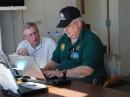 Mike N0MPM and Ben KB0UBZ on second rig 15 meter dipole