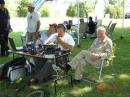 "The Krout Boys" Joe W0PWJ (son), and Harry W0YQG,(father)at VHF station.