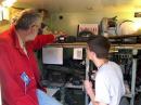 Russ, N7QR, offers guidance for a hands-on hamming experience.