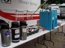 Food and refreshments provided by the Red Cross.