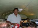 Club Chaplain, Mike Brigham, KC5OOT, bringing in the #1 refreshment in Texas.
