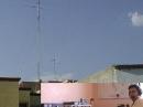 C4SXL beaming North (80 FT Tower), Vertical antenna and shack