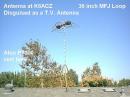 K6ACZ Antenna Farm (MFJ Loop and R-7000 vert)