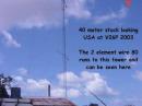 The forty meter stack.
top near 90 feet