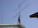 W9EC assisting with 6M yagi installation