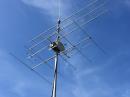 This is W6IT's new VHF/microwave antenna system at his home in Newport Beach, Calif. (DM13BP).