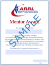 Mentor Award Sample