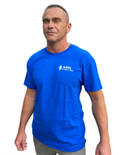 ARRL T-Shirt Neon Blue